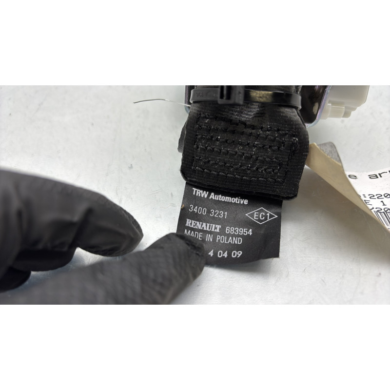 Ceinture arriere gauche RENAULT CLIO 3 Photo n°4