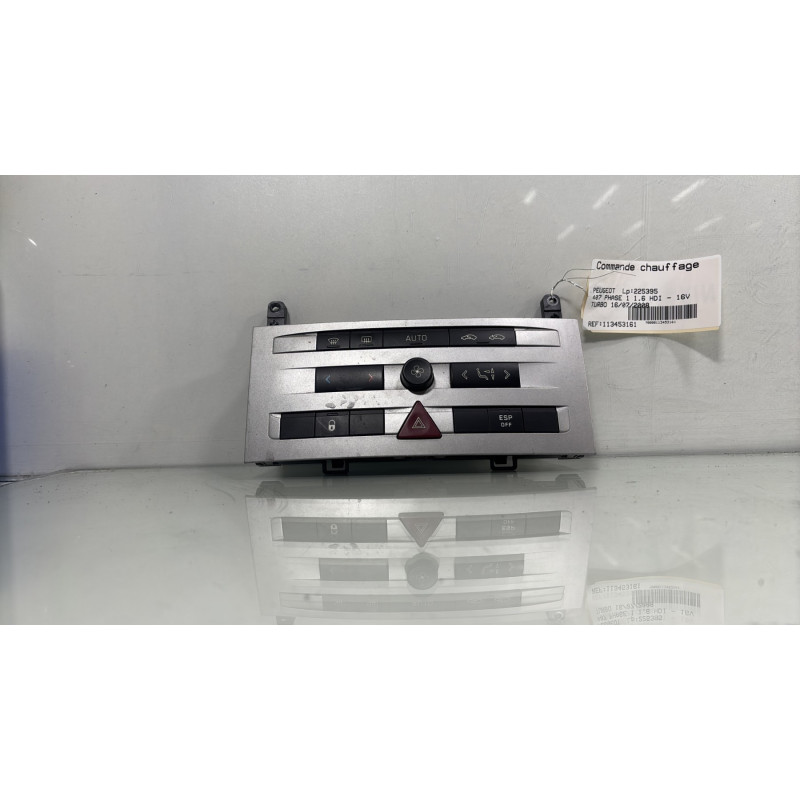 Commande chauffage PEUGEOT 407 Photo n°1