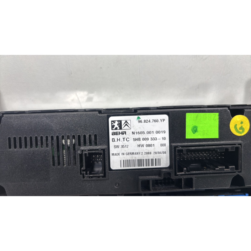 Commande chauffage PEUGEOT 407 Photo n°5