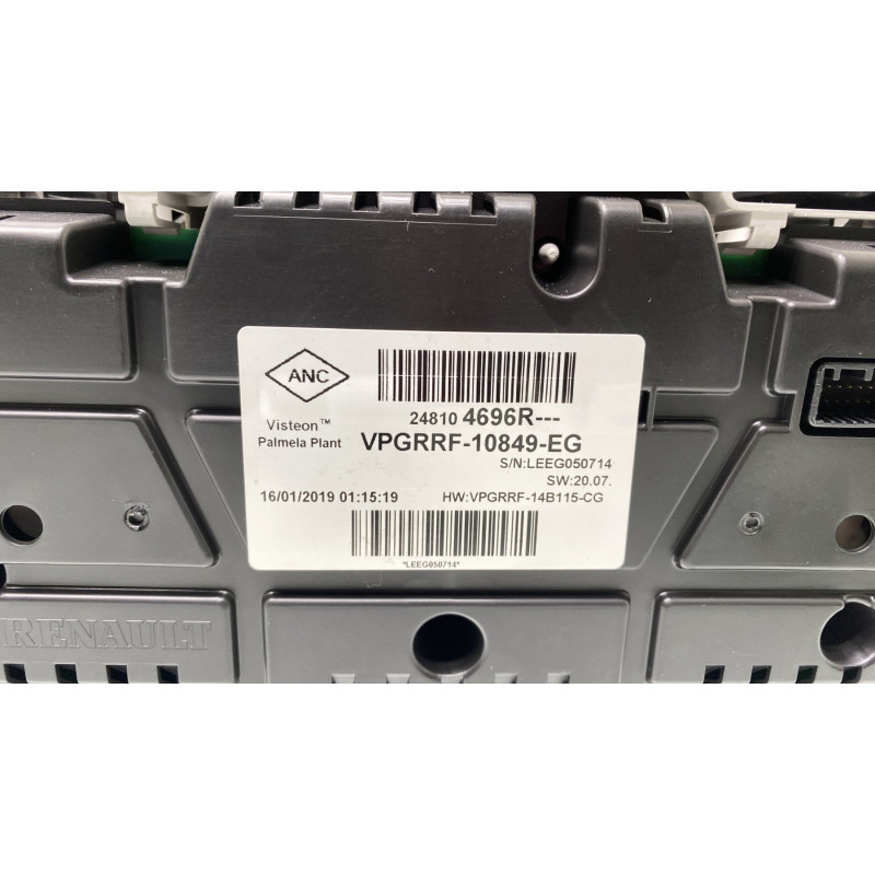 Compteur RENAULT CLIO 4 Photo n°3