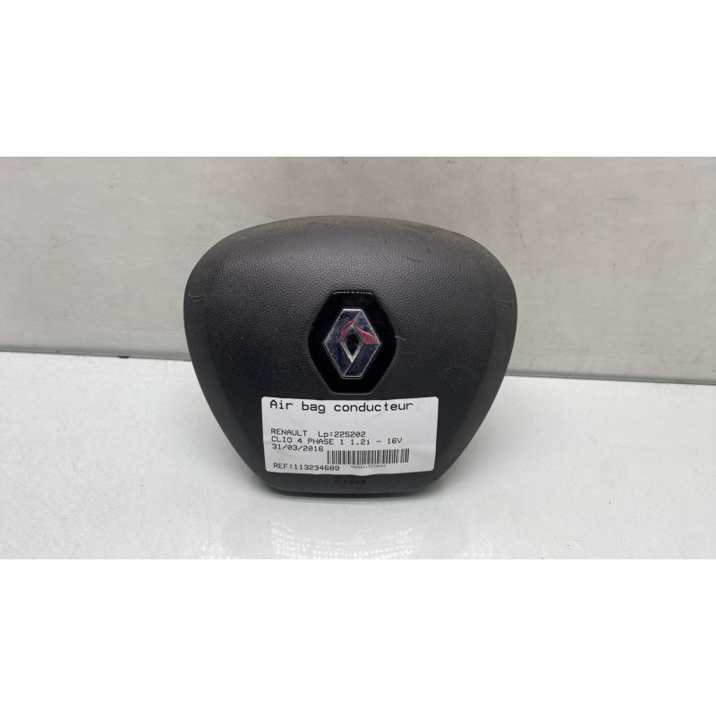 Air bag conducteur RENAULT CLIO 4 Photo n°1