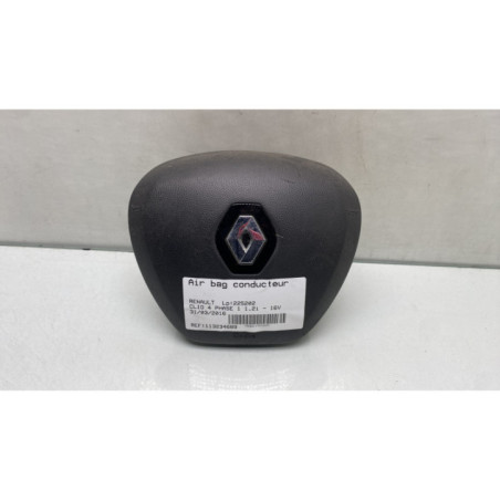 Air bag conducteur RENAULT CLIO 4 Photo n°1