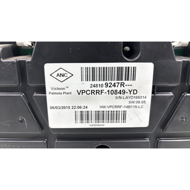 Compteur RENAULT CLIO 4 Photo n°4