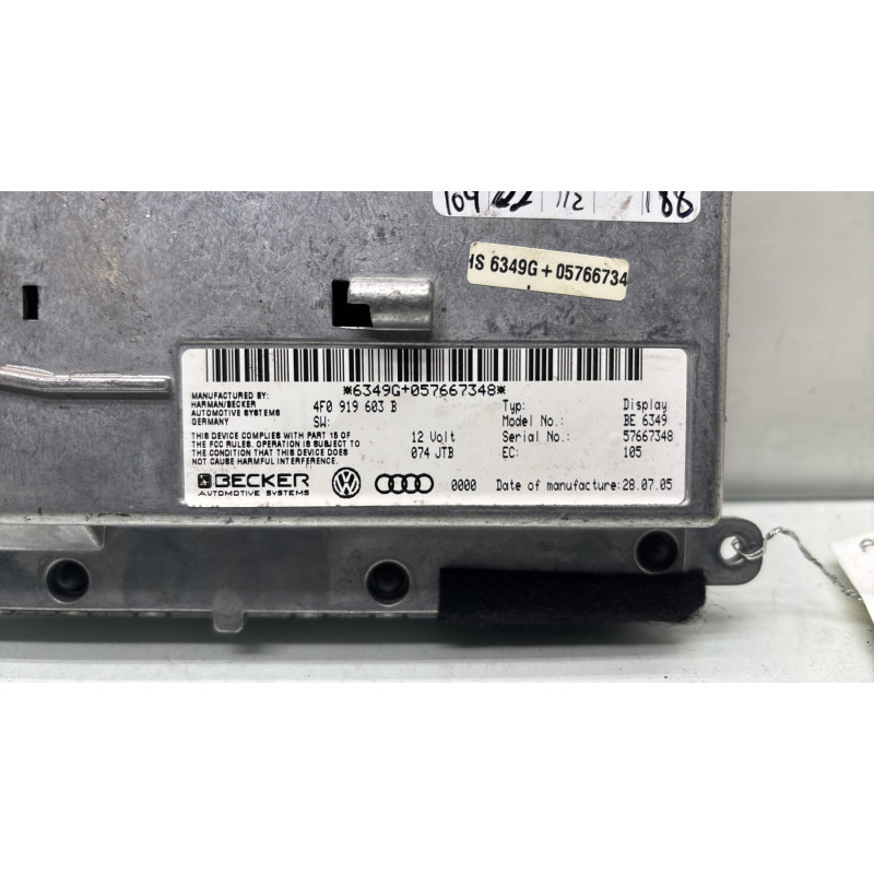 Ecran GPS AUDI A6 3 Photo n°3