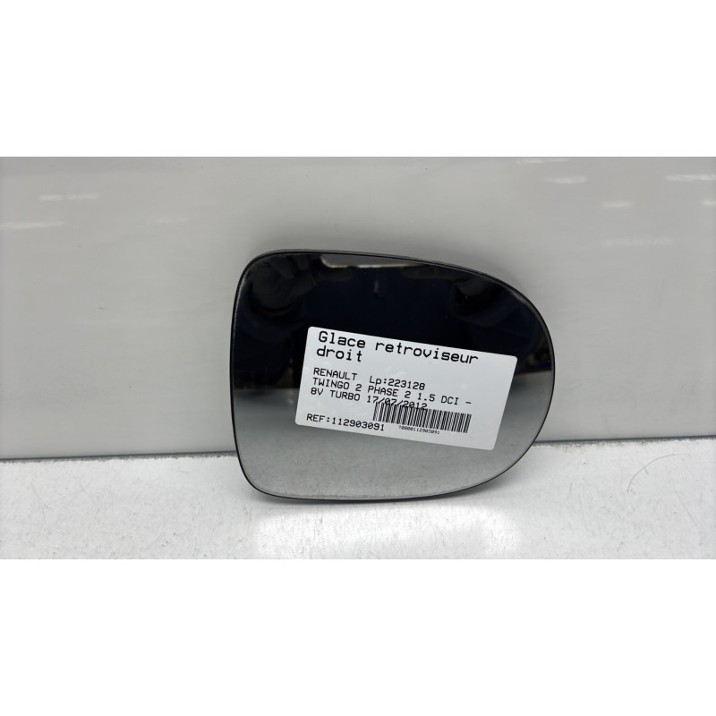 Glace retroviseur droit RENAULT TWINGO 2 Photo n°1