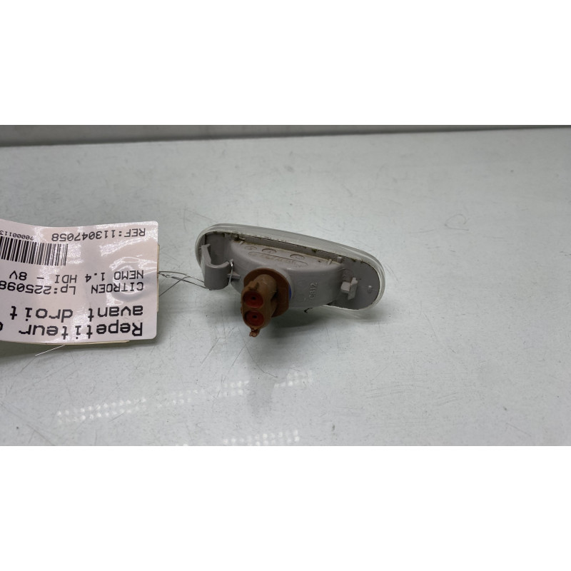 Repetiteur clignotant avant droit  (Feux) CITROEN NEMO Photo n°3