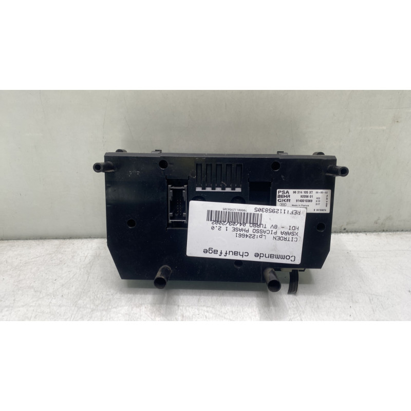 Commande chauffage CITROEN XSARA PICASSO Photo n°2