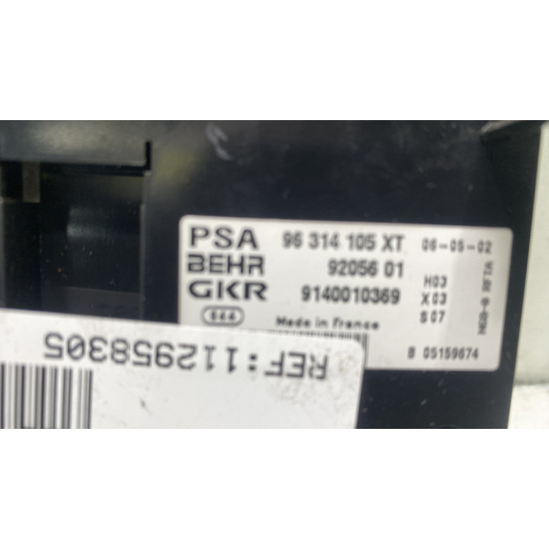 Commande chauffage CITROEN XSARA PICASSO Photo n°4