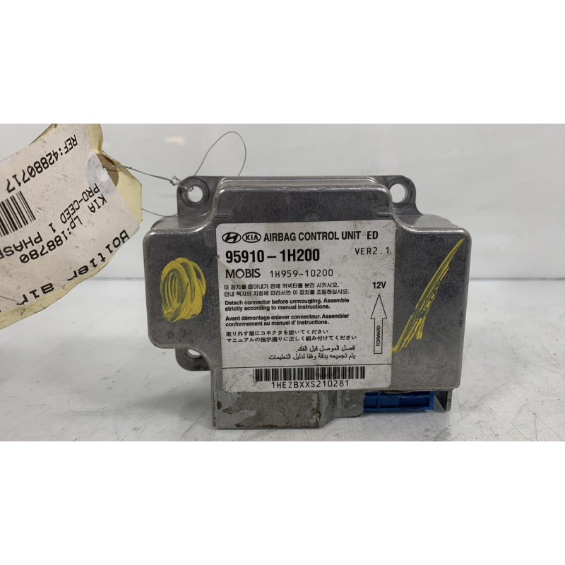 Boitier air bag KIA PRO-CEED 1 Photo n°2