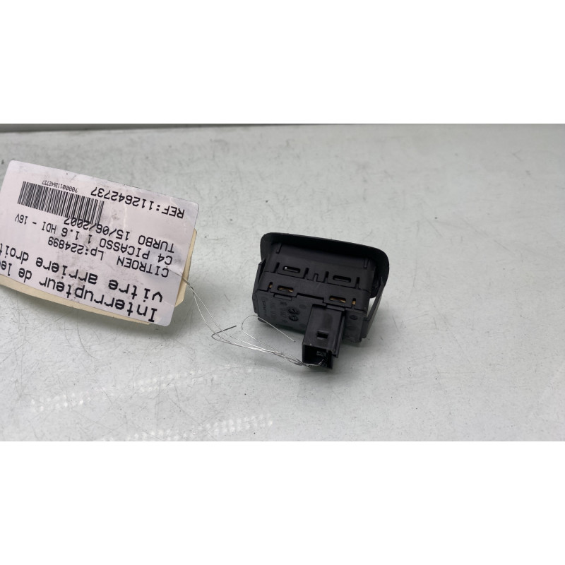 Interrupteur de leve vitre arriere droit CITROEN C4 PICASSO 1 Photo n°2