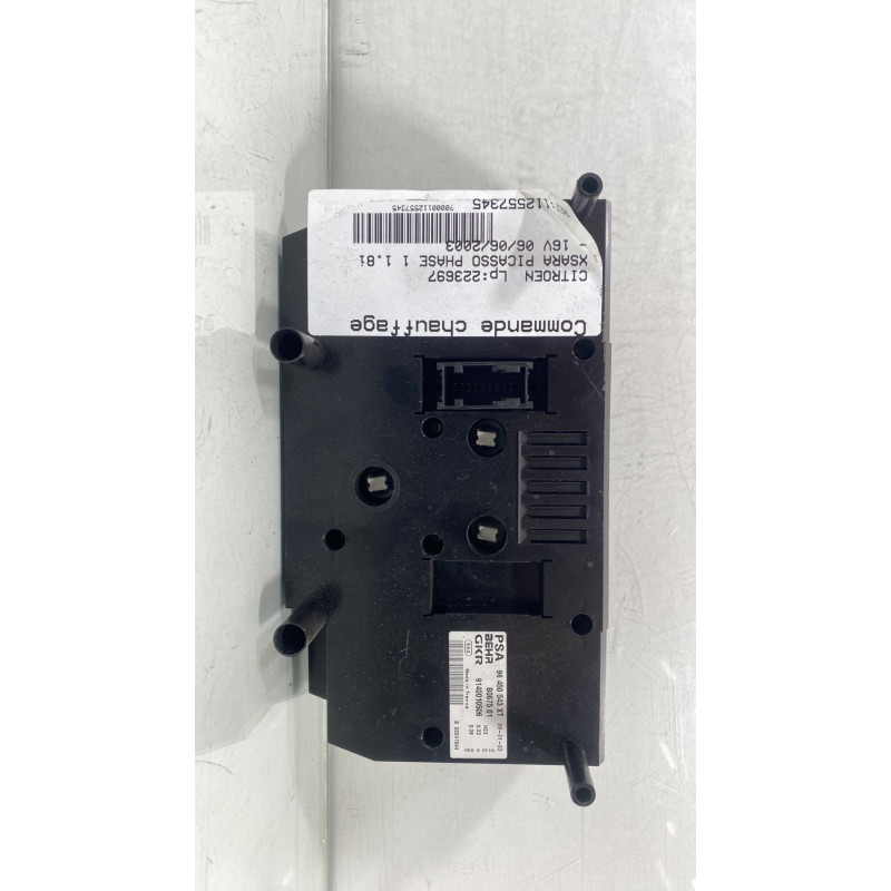 Commande chauffage CITROEN XSARA PICASSO Photo n°4