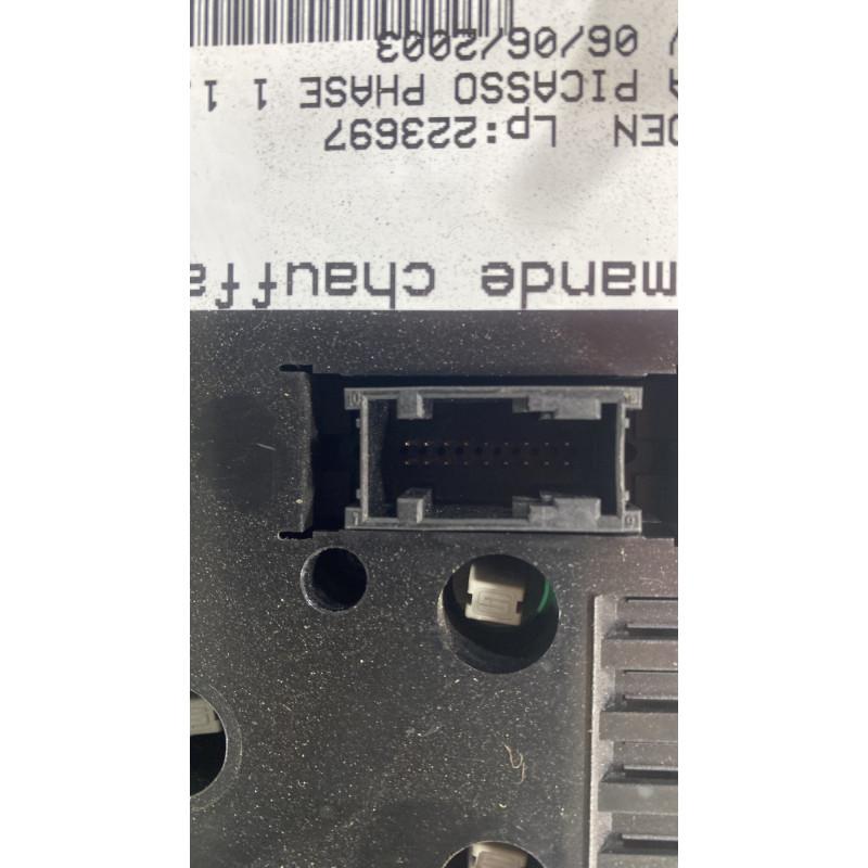 Commande chauffage CITROEN XSARA PICASSO Photo n°6