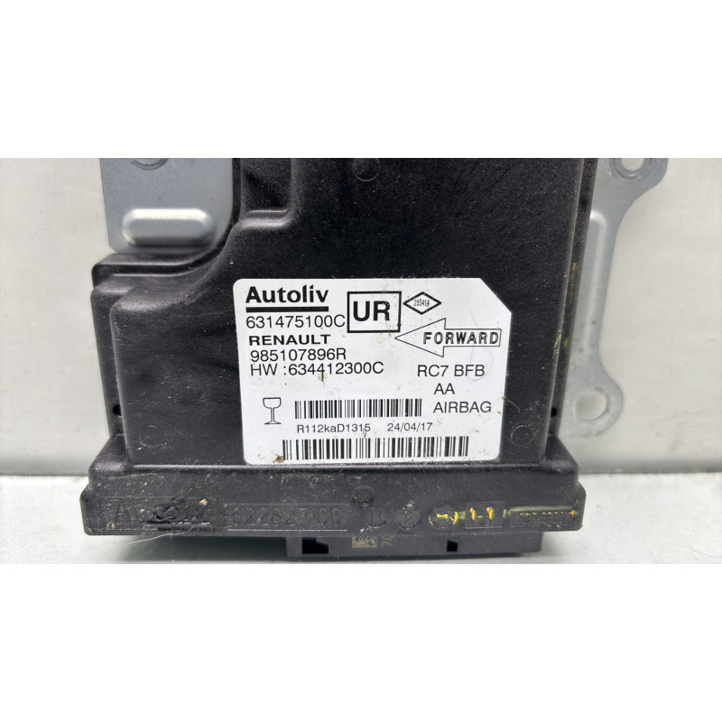 Boitier air bag RENAULT MEGANE 4 Photo n°2