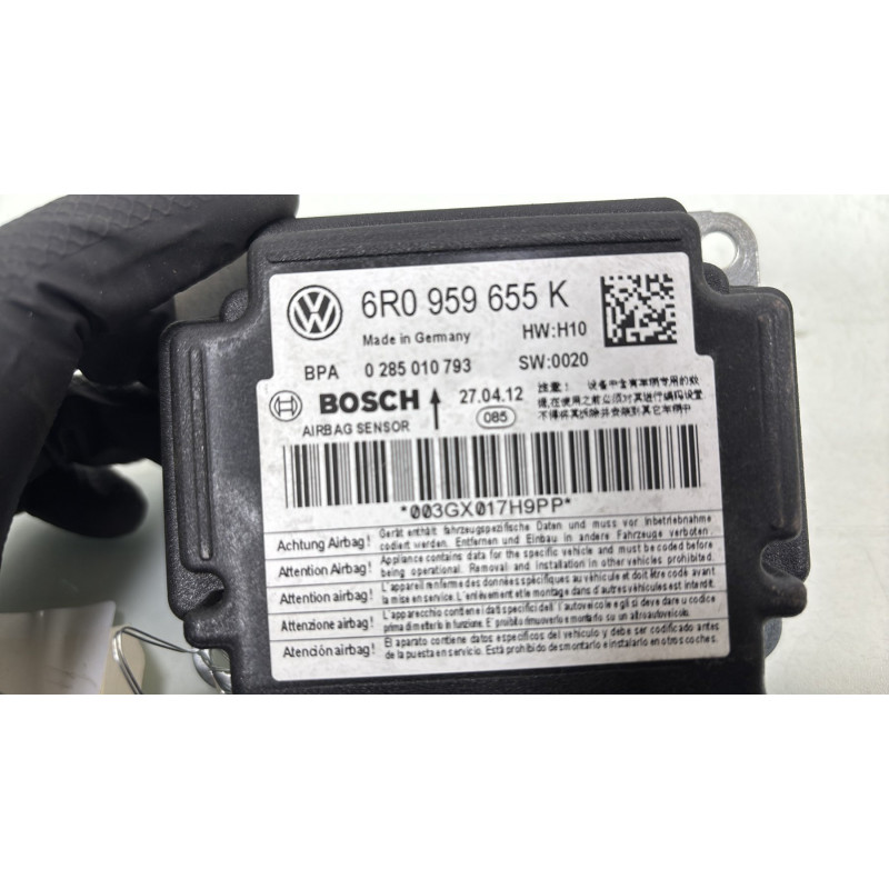 Boitier air bag VOLKSWAGEN POLO 5 Photo n°4