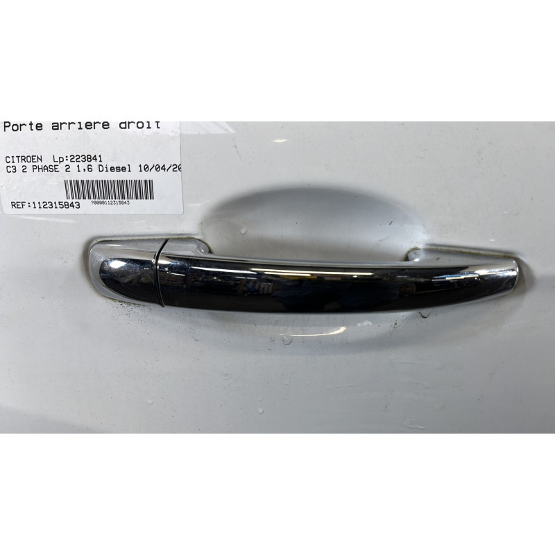 Porte arriere droit CITROEN C3 2 Photo n°2