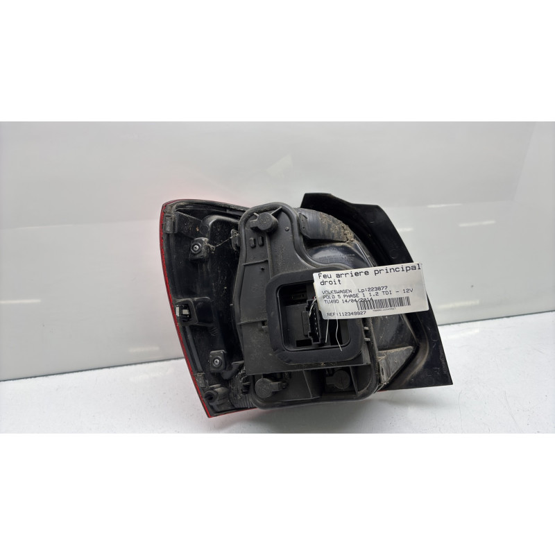 Feu arriere principal droit (feux) VOLKSWAGEN POLO 5 Photo n°5
