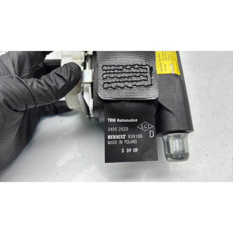 Pretensionneur de ceinture avant droit RENAULT CLIO 3 Photo n°4