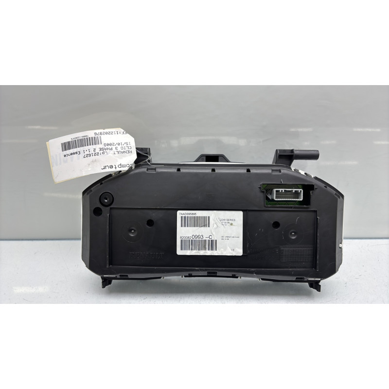Compteur RENAULT CLIO 3 Photo n°3