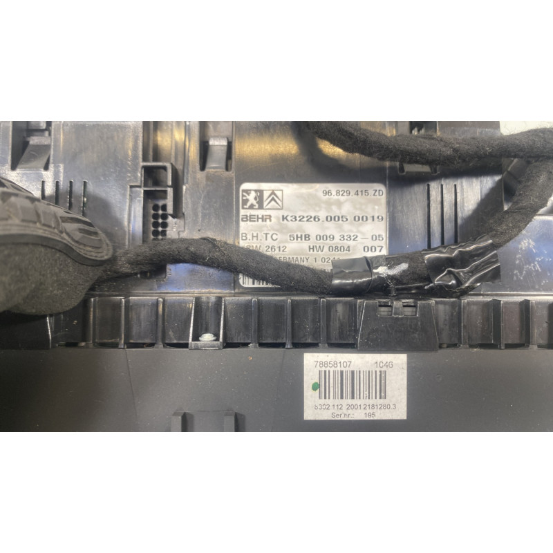 Commande chauffage CITROEN C5 2 Photo n°2