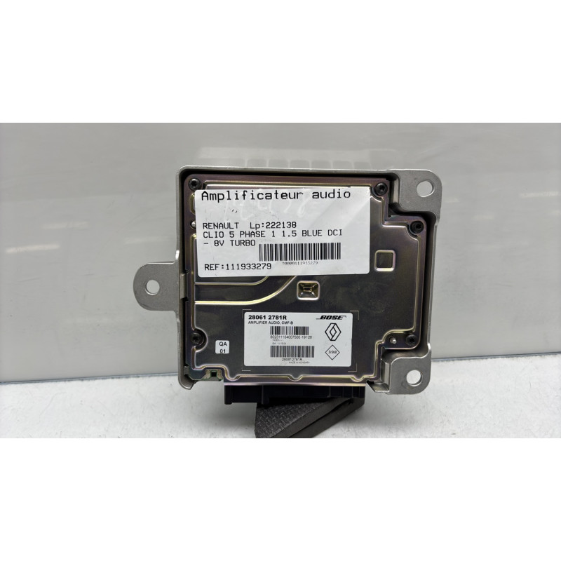 Amplificateur audio RENAULT CLIO 5 Photo n°4