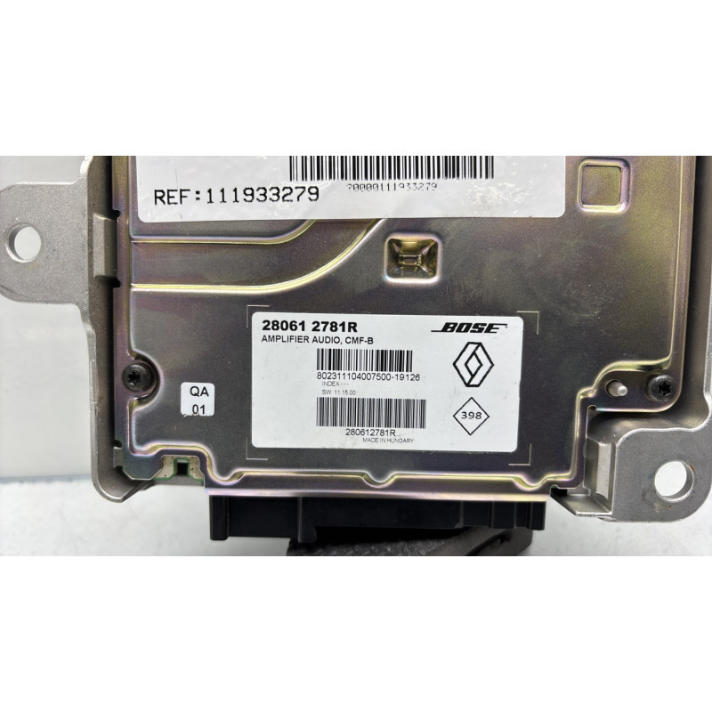 Amplificateur audio RENAULT CLIO 5 Photo n°5