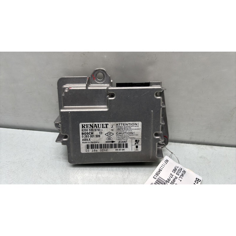 Boitier air bag RENAULT MODUS Photo n°1