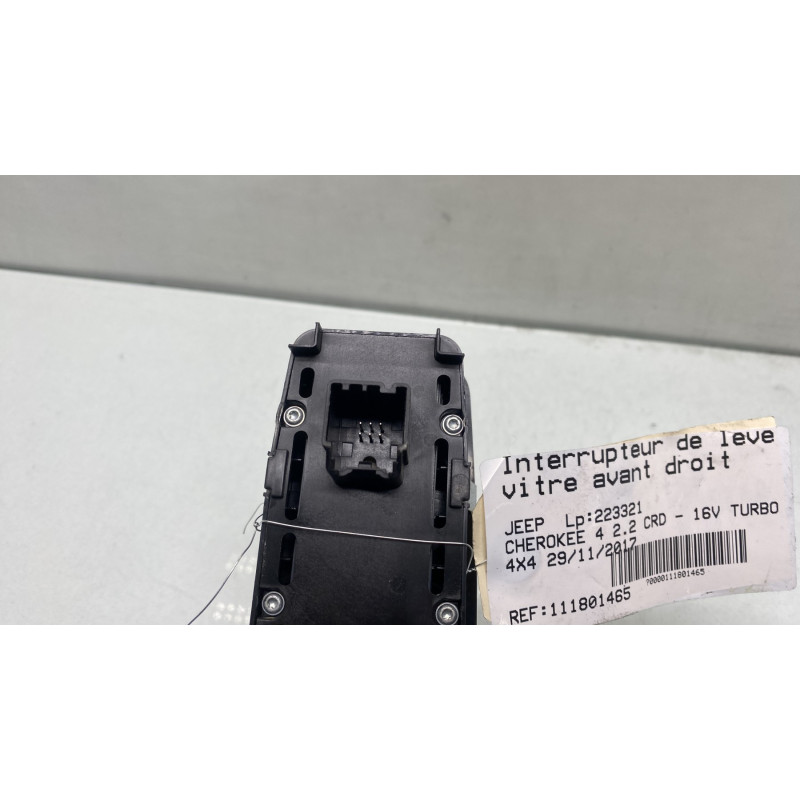 Interrupteur de leve vitre avant droit JEEP CHEROKEE 4 Photo n°3
