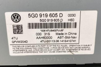 Ecran GPS VOLKSWAGEN GOLF 7
