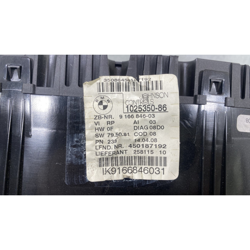 Compteur BMW SERIE 3 E90 Photo n°2