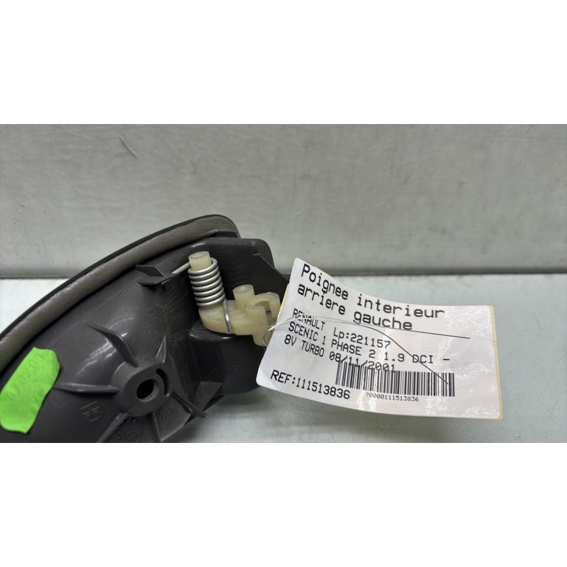 Poignee interieur arriere gauche RENAULT SCENIC 1 Photo n°3