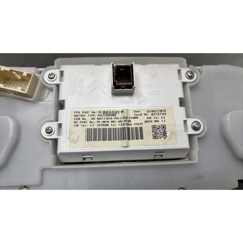 Compteur PEUGEOT 2008 1 Photo n°5