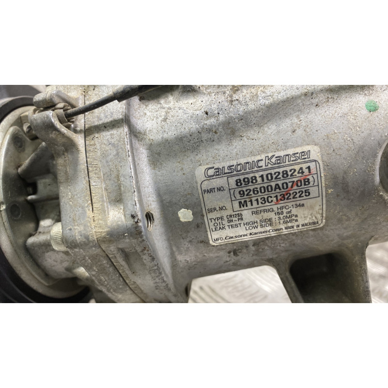 Compresseur clim ISUZU D-MAX 2 Photo n°2