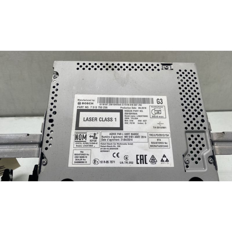 Autoradio d'origine NISSAN QASHQAI 2 Photo n°2