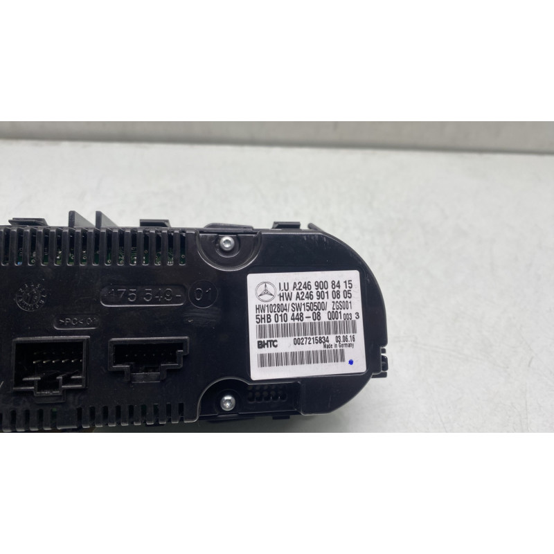 Commande chauffage MERCEDES CLASSE A 176 Photo n°3