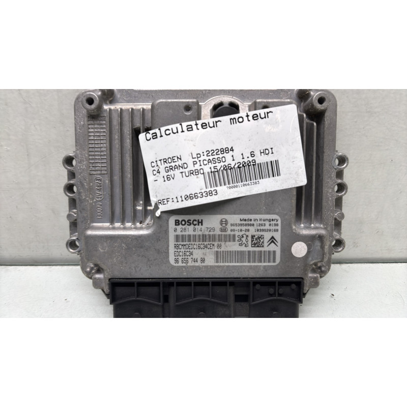 Calculateur moteur CITROEN C4 GRAND PICASSO 1 Photo n°1