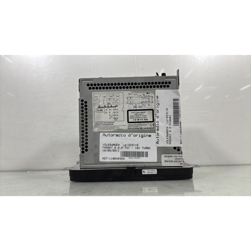 Autoradio d'origine VOLKSWAGEN PASSAT 6 Photo n°6