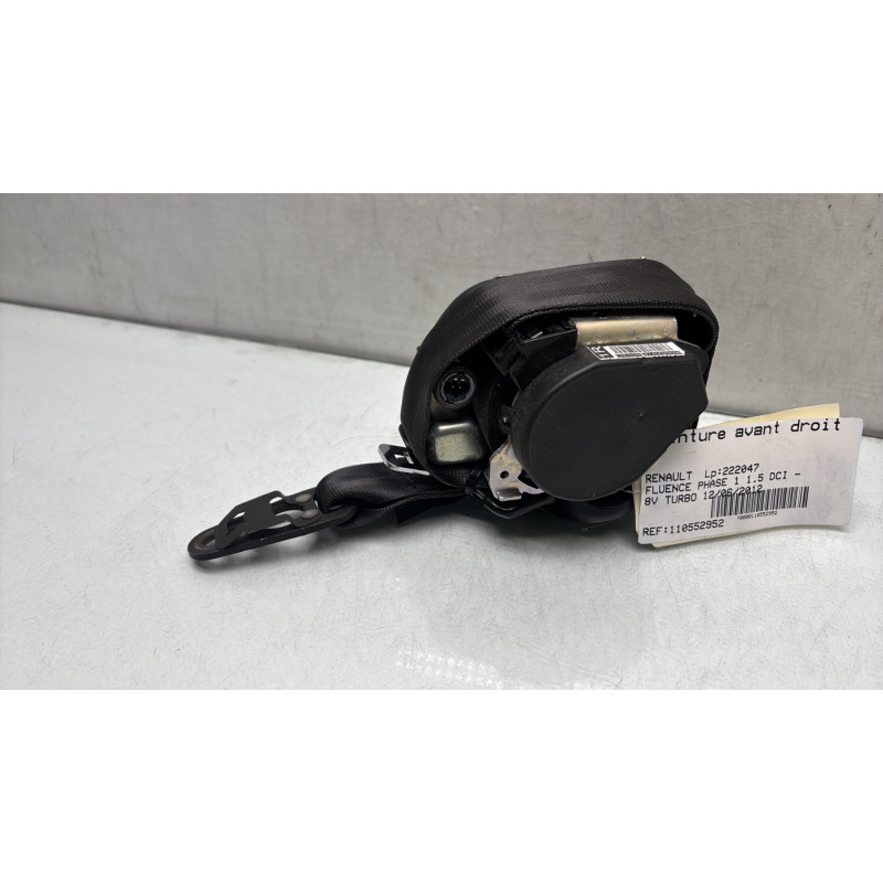 Pretensionneur de ceinture avant droit RENAULT FLUENCE Photo n°2
