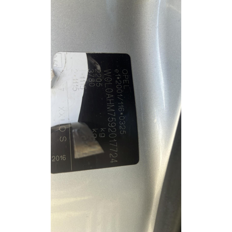 Interrupteur de leve vitre arriere gauche OPEL ZAFIRA B Photo n°9
