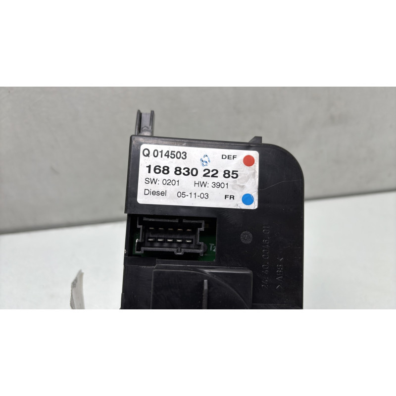 Commande chauffage MERCEDES CLASSE A 168 Photo n°3
