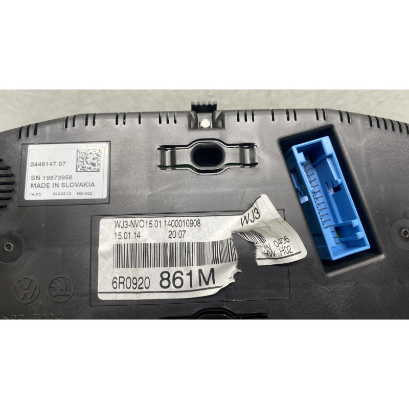 Compteur VOLKSWAGEN POLO 5 Photo n°4