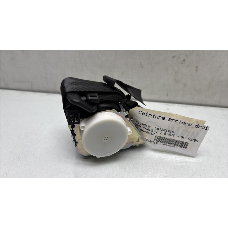 Ceinture arriere droit CITROEN DS3 Photo n°2
