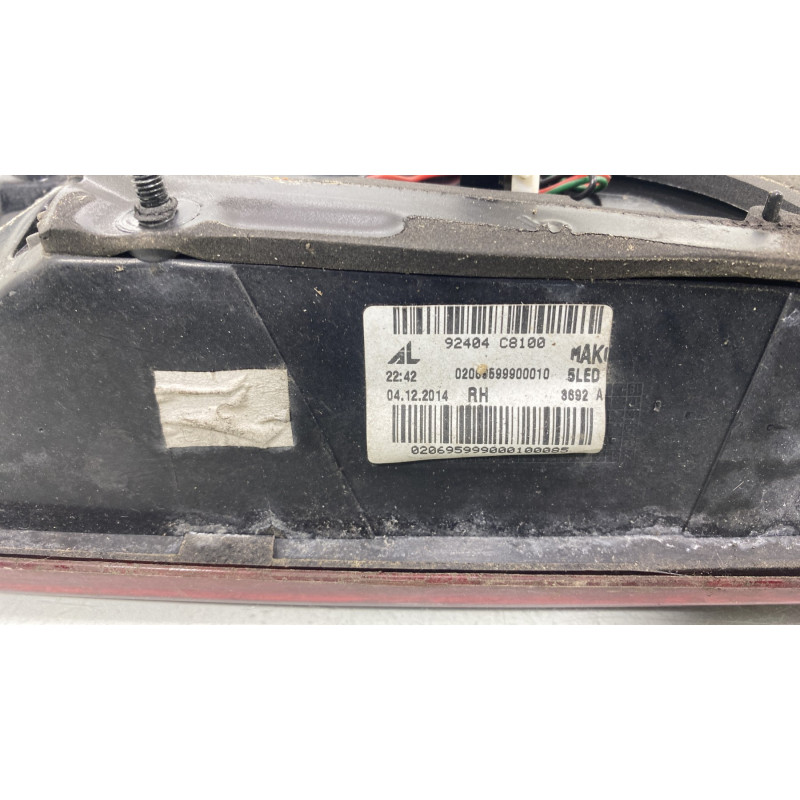 Feu arriere secondaire droit (feux) HYUNDAI I 20 2 Photo n°4