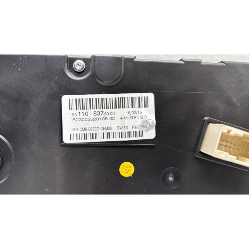 Compteur CITROEN C4 PICASSO 2 Photo n°3