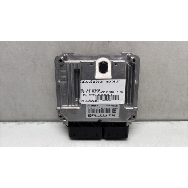 Calculateur moteur BMW SERIE 3 E90 Photo n°1