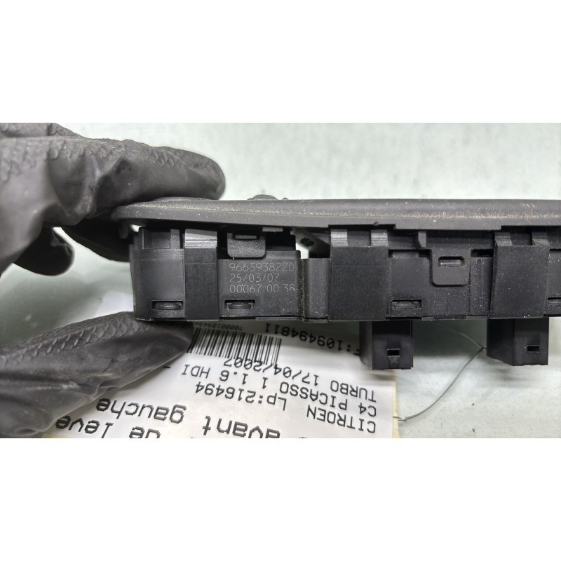 Interrupteur de leve vitre avant gauche CITROEN C4 PICASSO 1 Photo n°4