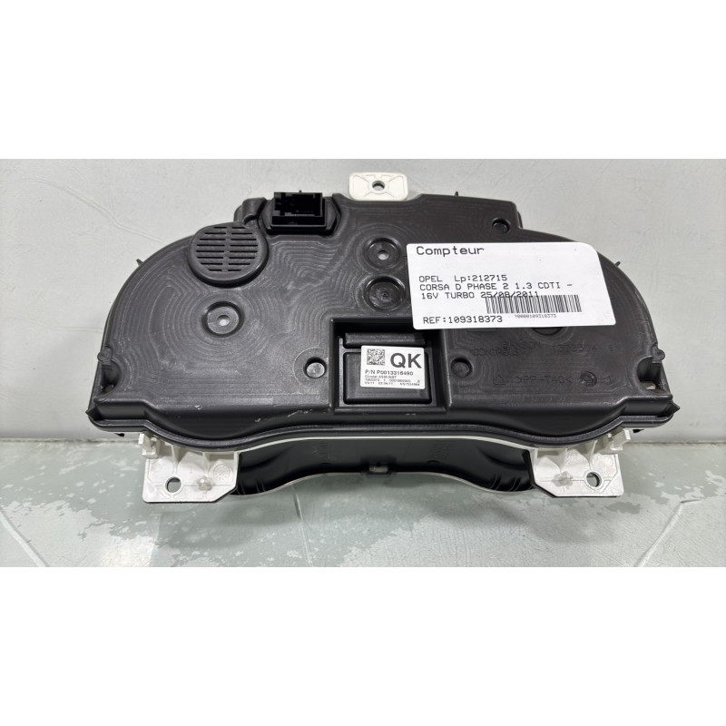Compteur OPEL CORSA D Photo n°3
