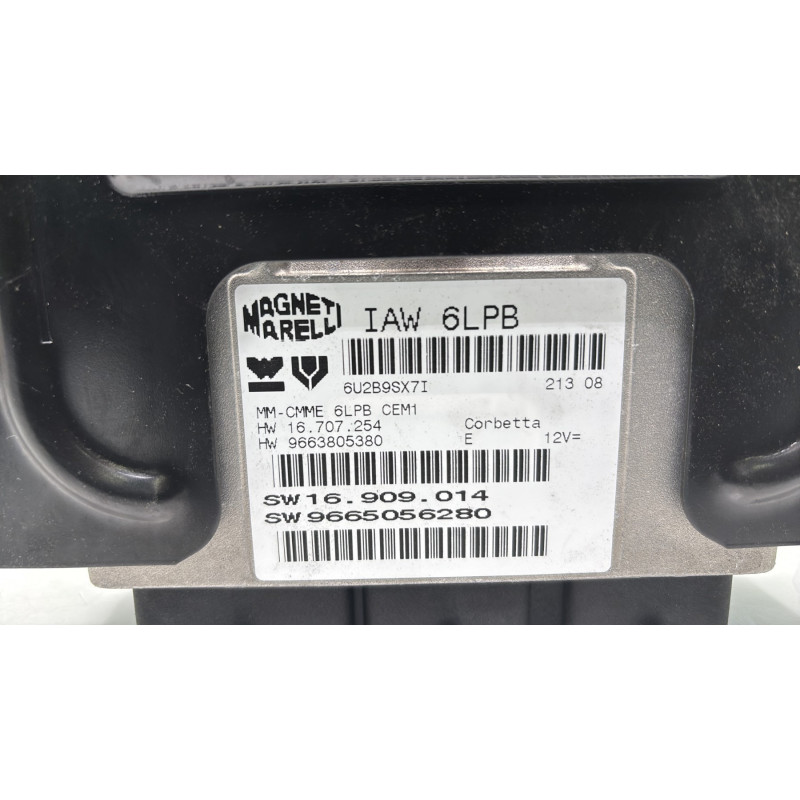 Calculateur moteur CITROEN C4 PICASSO 1 Photo n°3