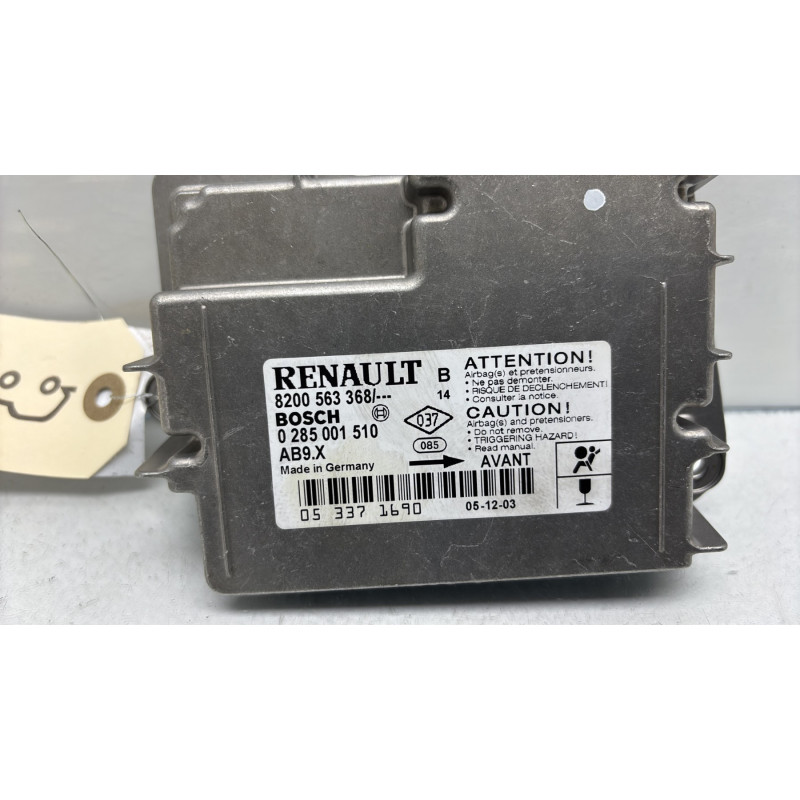 Boitier air bag RENAULT CLIO 3 Photo n°2