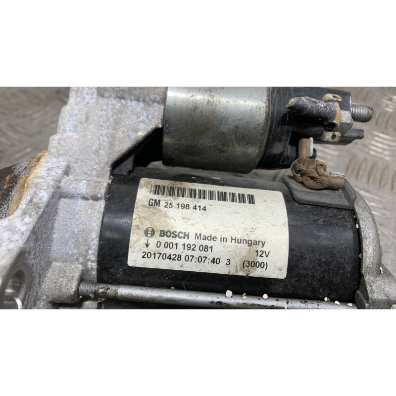 Demarreur OPEL CORSA E Photo n°2