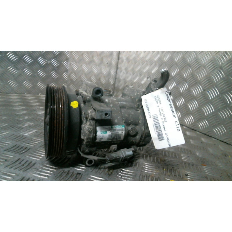 Compresseur clim NISSAN MICRA 3 Photo n°13
